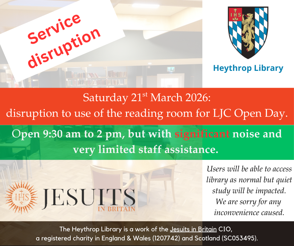 Service disruption 21 March 2026 poster.