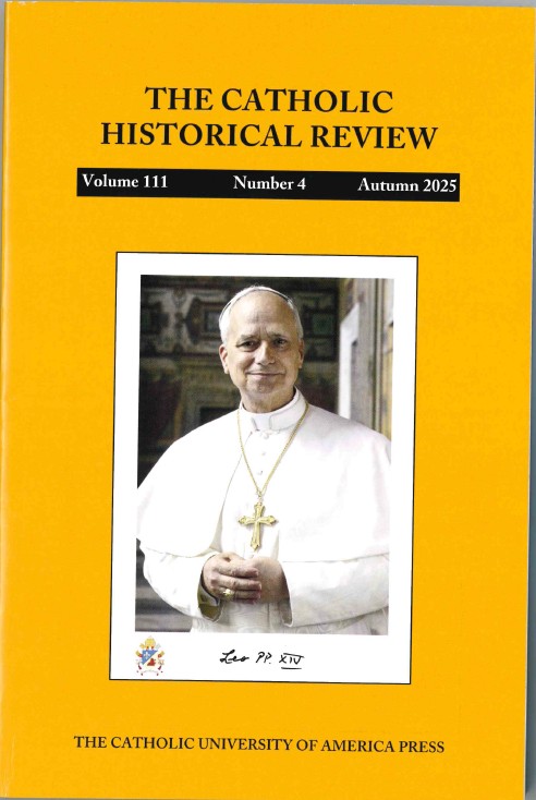 Front cover of The Catholic historical review, volume 111 number 4 (Autumn 2025).
